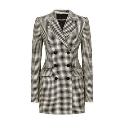 Dolce & Gabbana Check Pattern Jacket In Multicolor