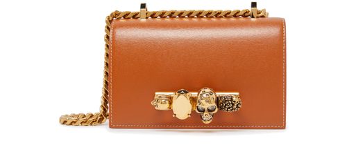 MCQUEEN Mini Jewelled Satchel bag