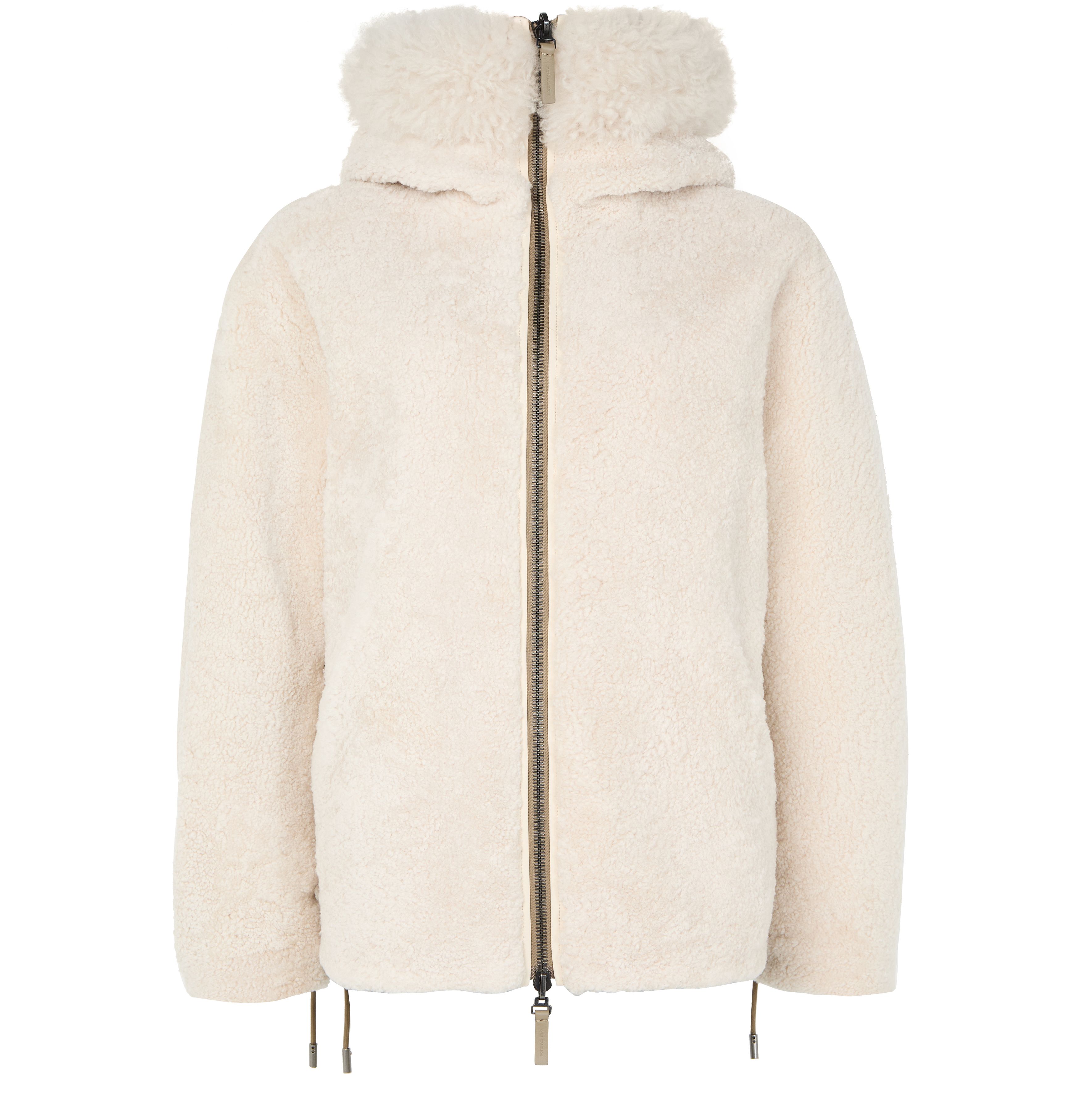 Reversible hooded jacket