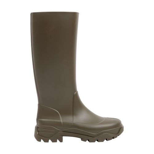 Maison Margiela Tabi Rain Boots In Olive
