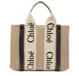 SMALL WOODY FABRIC CHLOE SHOPPING BAG MULTICOLOR トートバッグ