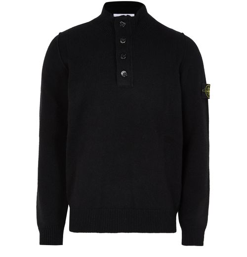 STONE ISLAND Logo patch sweater