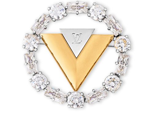 LOUIS VUITTON V FOR VUITTON 胸针