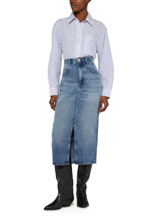 ISABEL MARANT Tilauria denim skirt