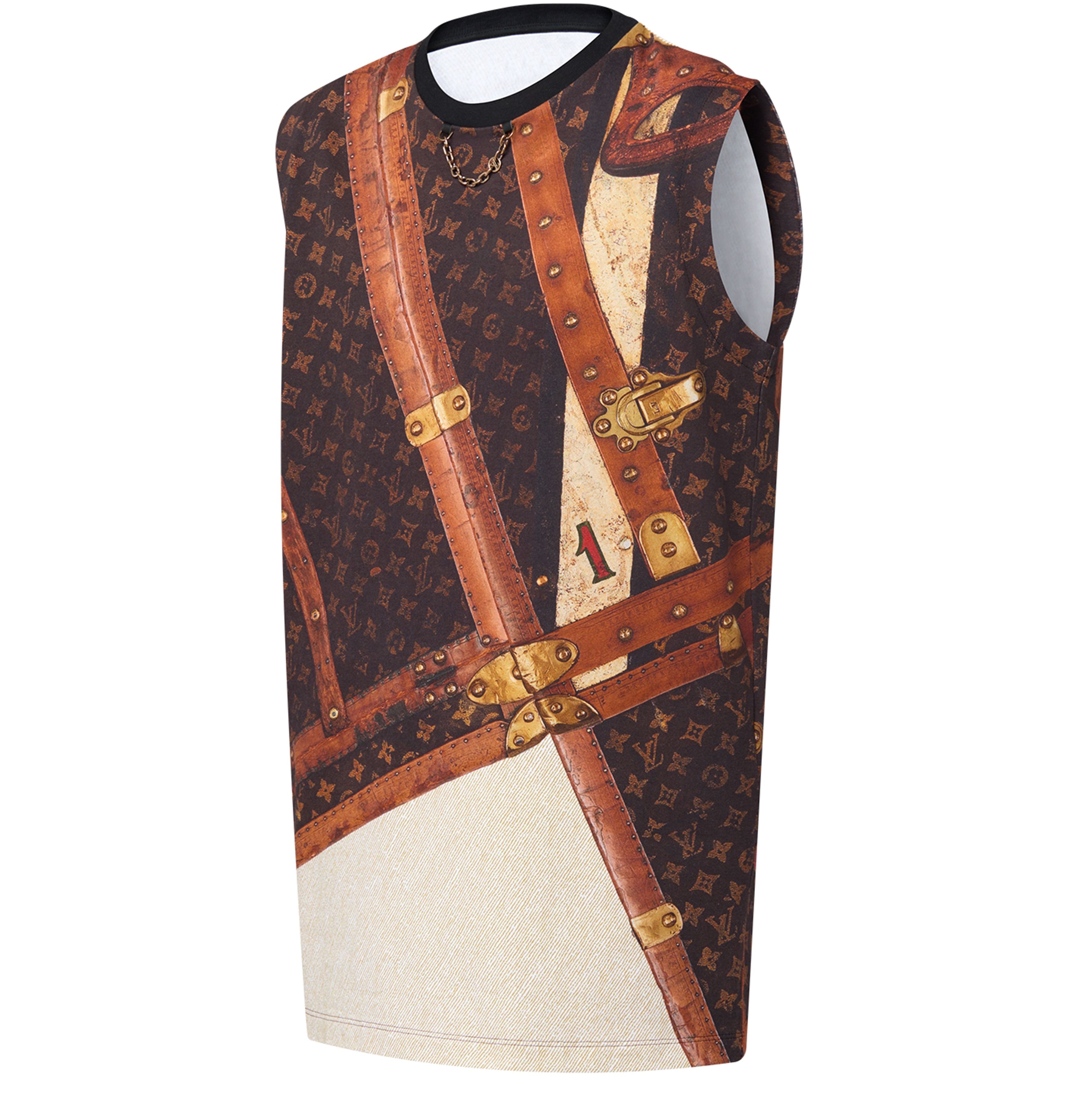 Sleeveless LV Trunk T-Shirt thumbnail 3