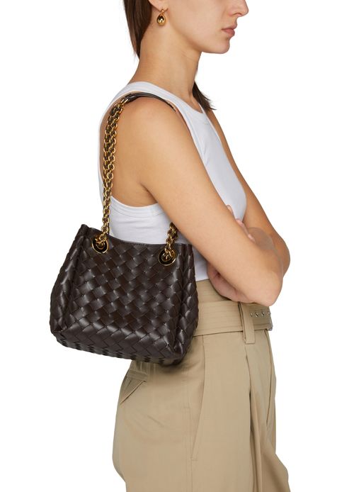 BOTTEGA VENETA Parachute small bag with chain