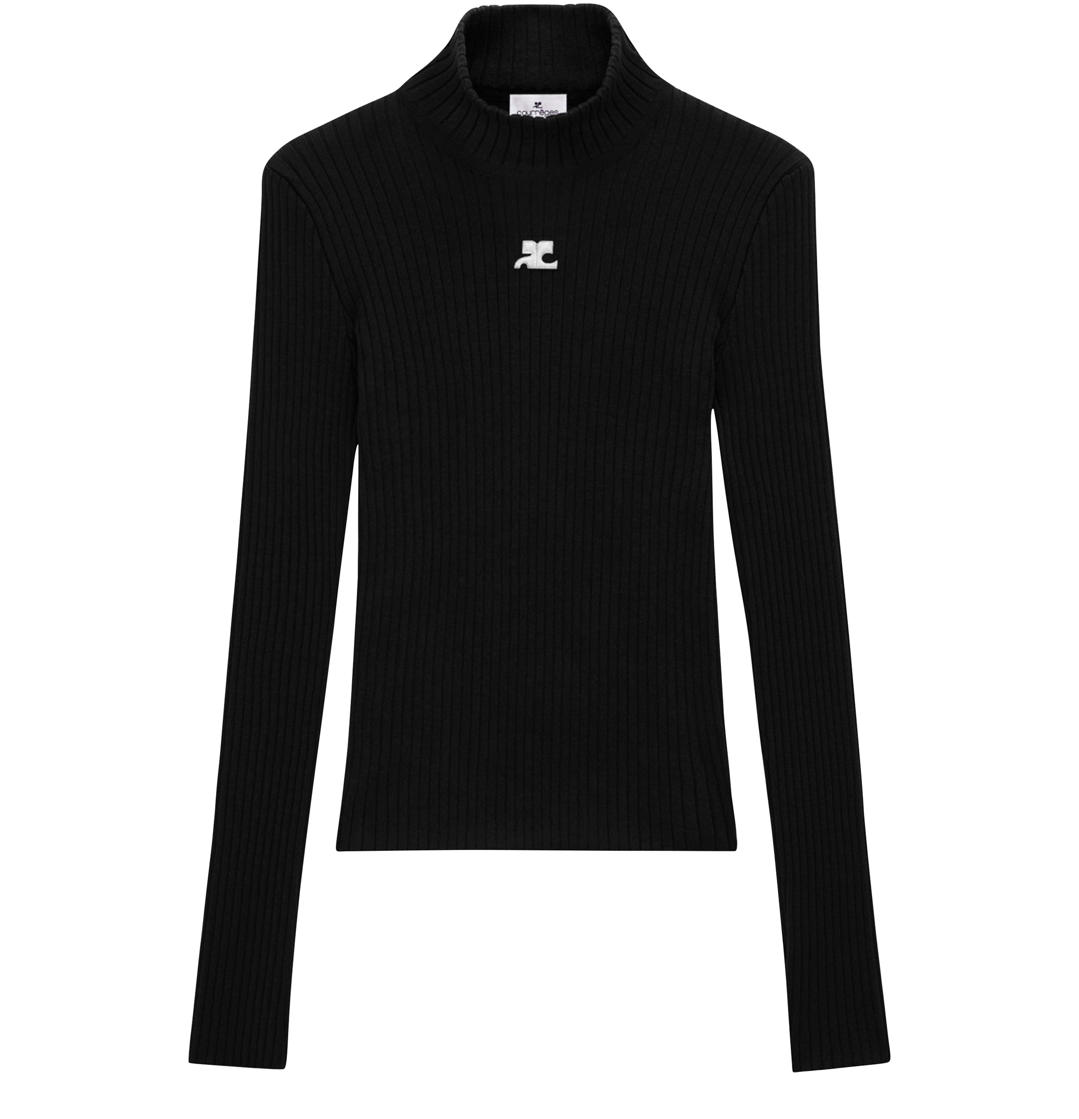 Reedition high collar jumper