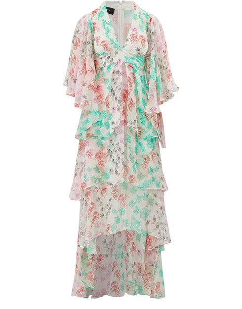 Rochas pink dress new arrivals