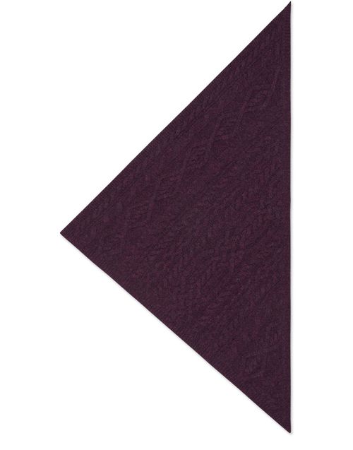 MONCLER Cable knit triangle