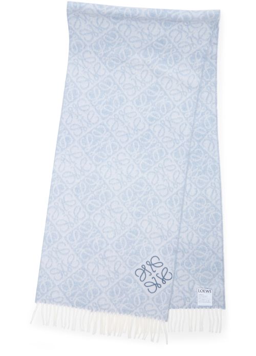 LOEWE Anagram scarf in wool and cashmere