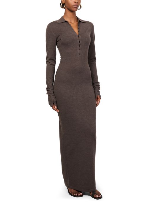 JACQUEMUS The Merino polo dress