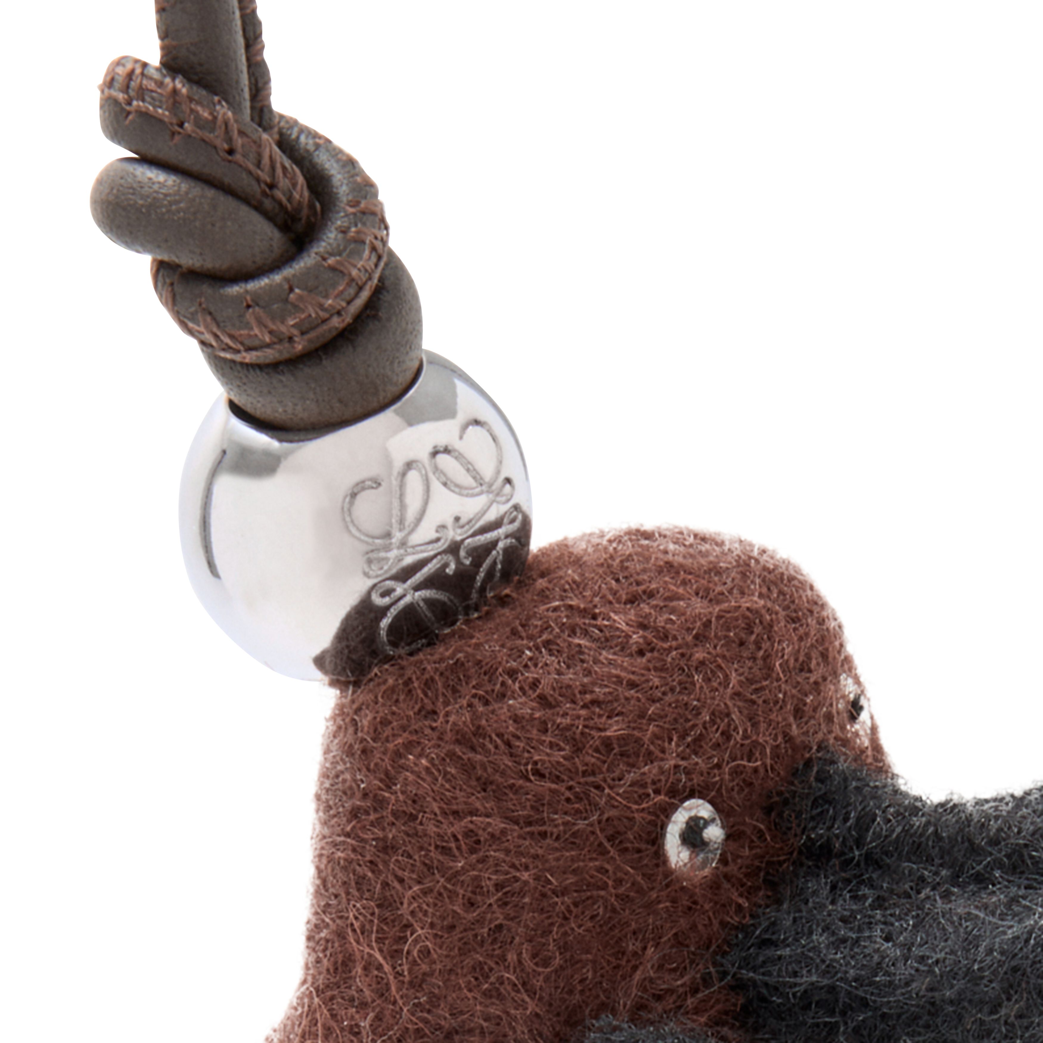 Felt platypus bag charm thumbnail 4