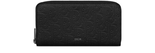 DIOR Zipped Long Wallet in Dior Gravity leather