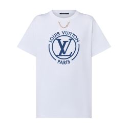 Louis Vuitton お洒落な【LVスノーフレークTシャツ】ホワイト LV Snowflake T-Shirt - Obs 7 - 1AAMSS | LOUIS VUITTON
