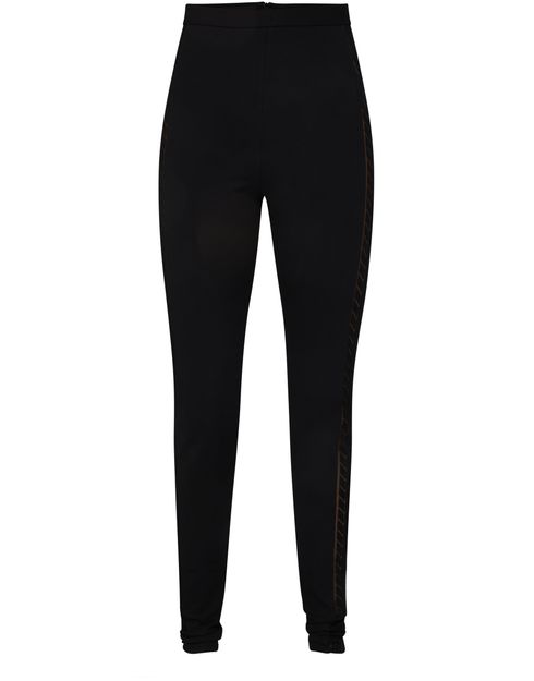 Women's Tyre Track Macrame Side Insert Leggings, DAVID KOMA