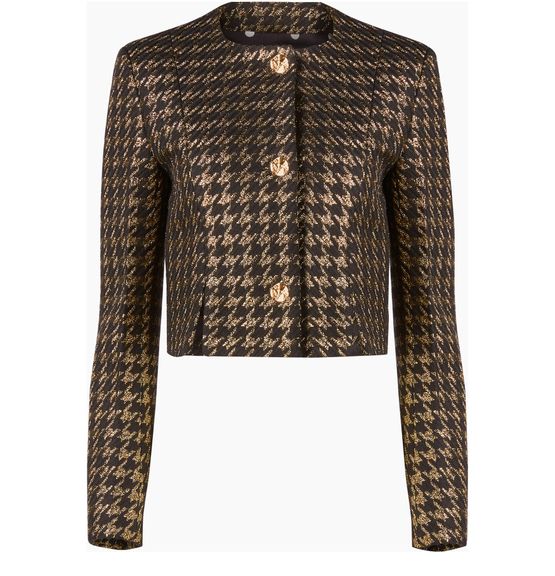 ハウンドトゥース ツイードジャケット レディース | NINA RICCI | 24S 