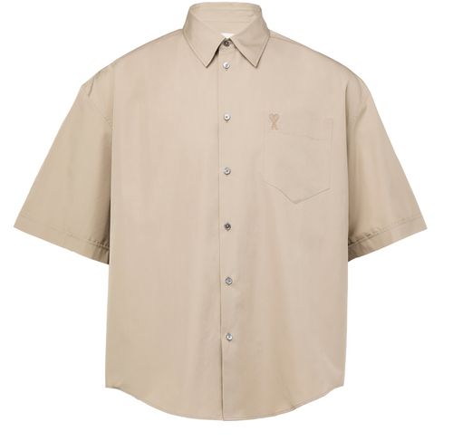 AMI PARIS Short sleeve boxy shirt