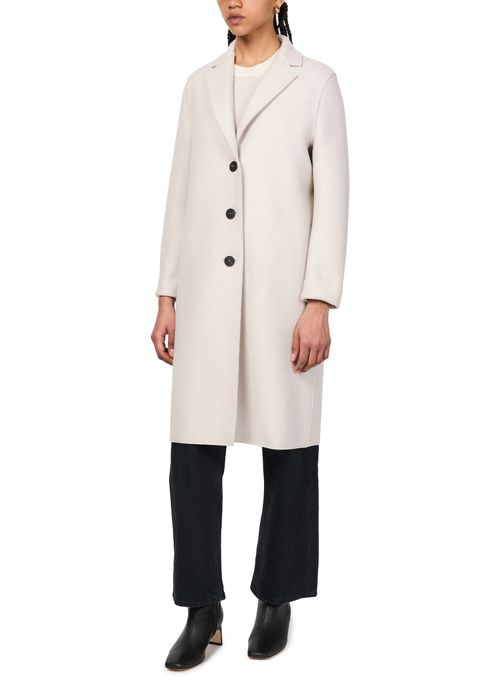 HARRIS WHARF LONDON Manteau en laine pressée