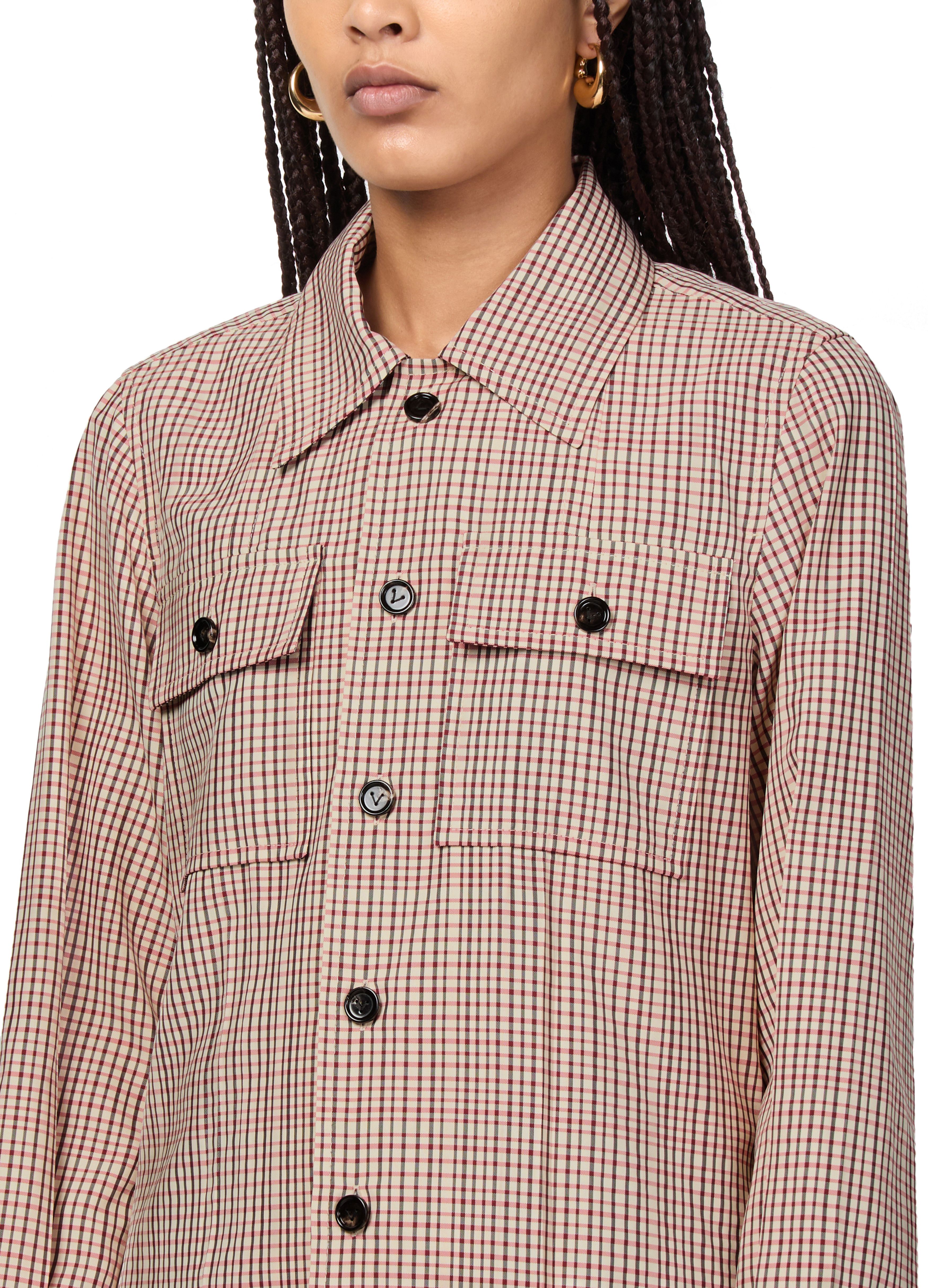 Checkered cotton shirt thumbnail 4