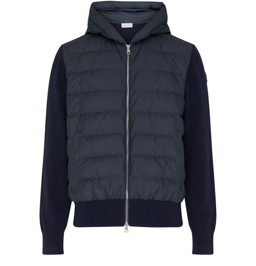 MONCLER 双材质夹克