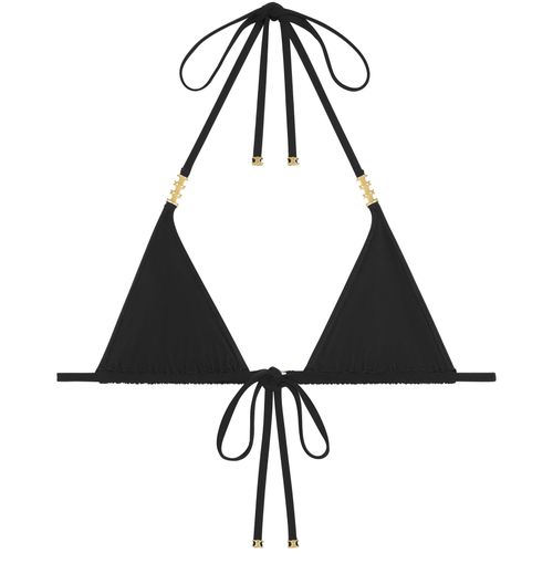 CELINE Triomphe triangle top in matte jersey