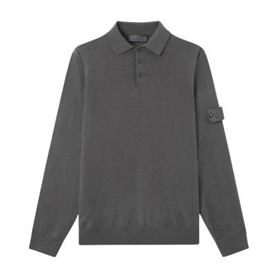 Polo collar sweater