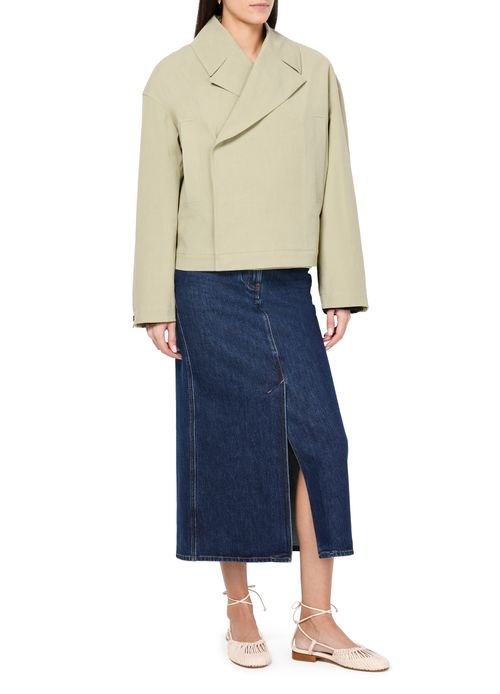 LOULOU STUDIO Coen short cotton jacket