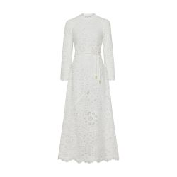 ■Zimmermann オーティ 刺繍 コットン マキシ ドレス Zimmermann - オッティレース刺繍マキシドレス をオンライン購入