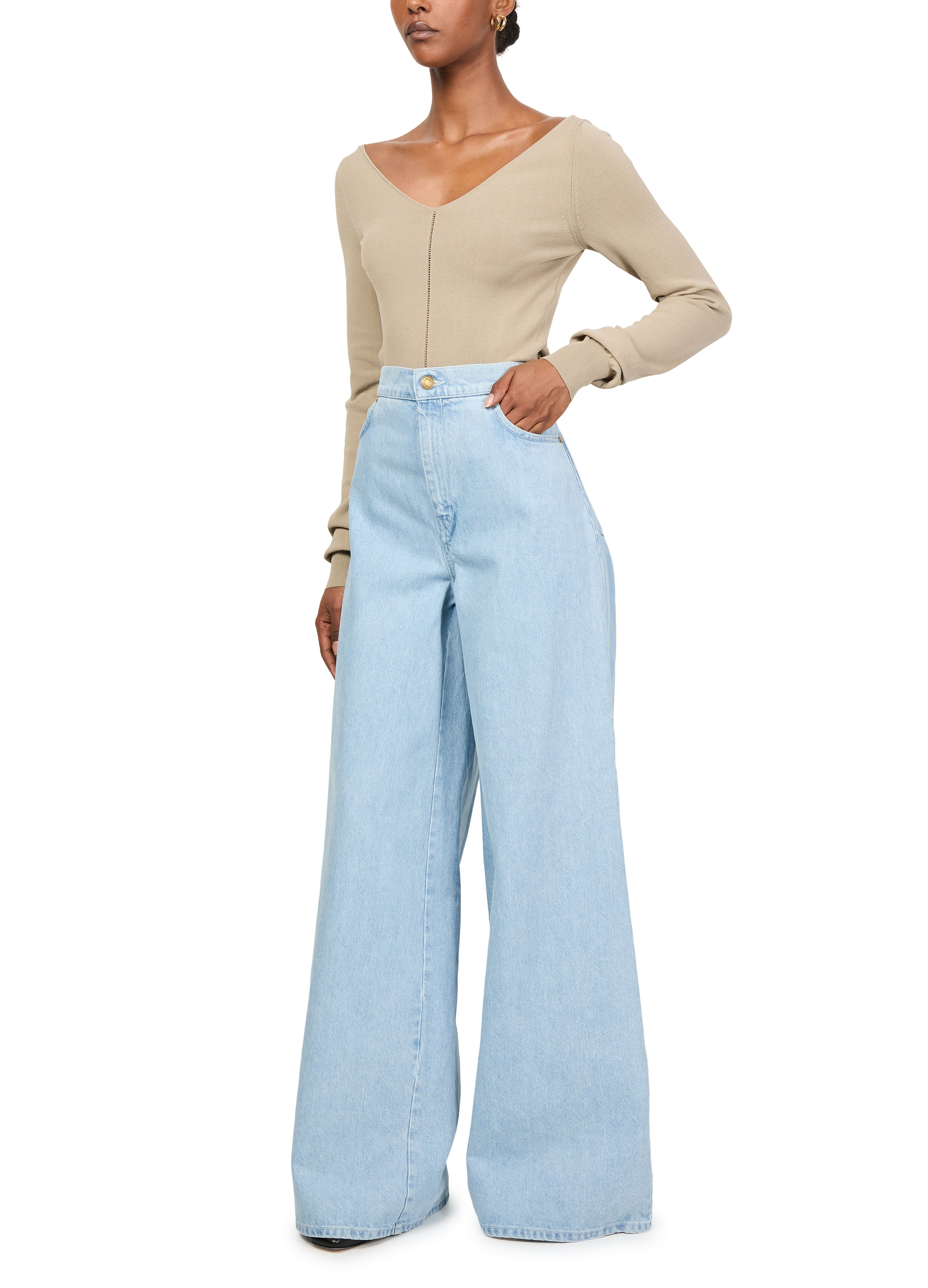 Affari wide leg jeans thumbnail 6