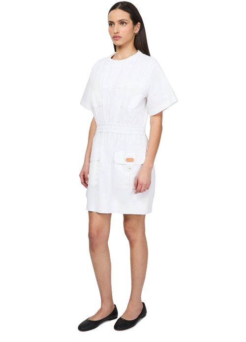 LOUIS VUITTON Utility Style Woven Insert Dress