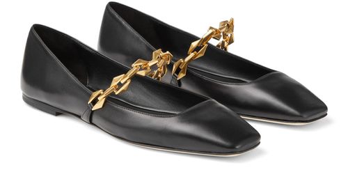 JIMMY CHOO Diamond Tilda flat ballerinas