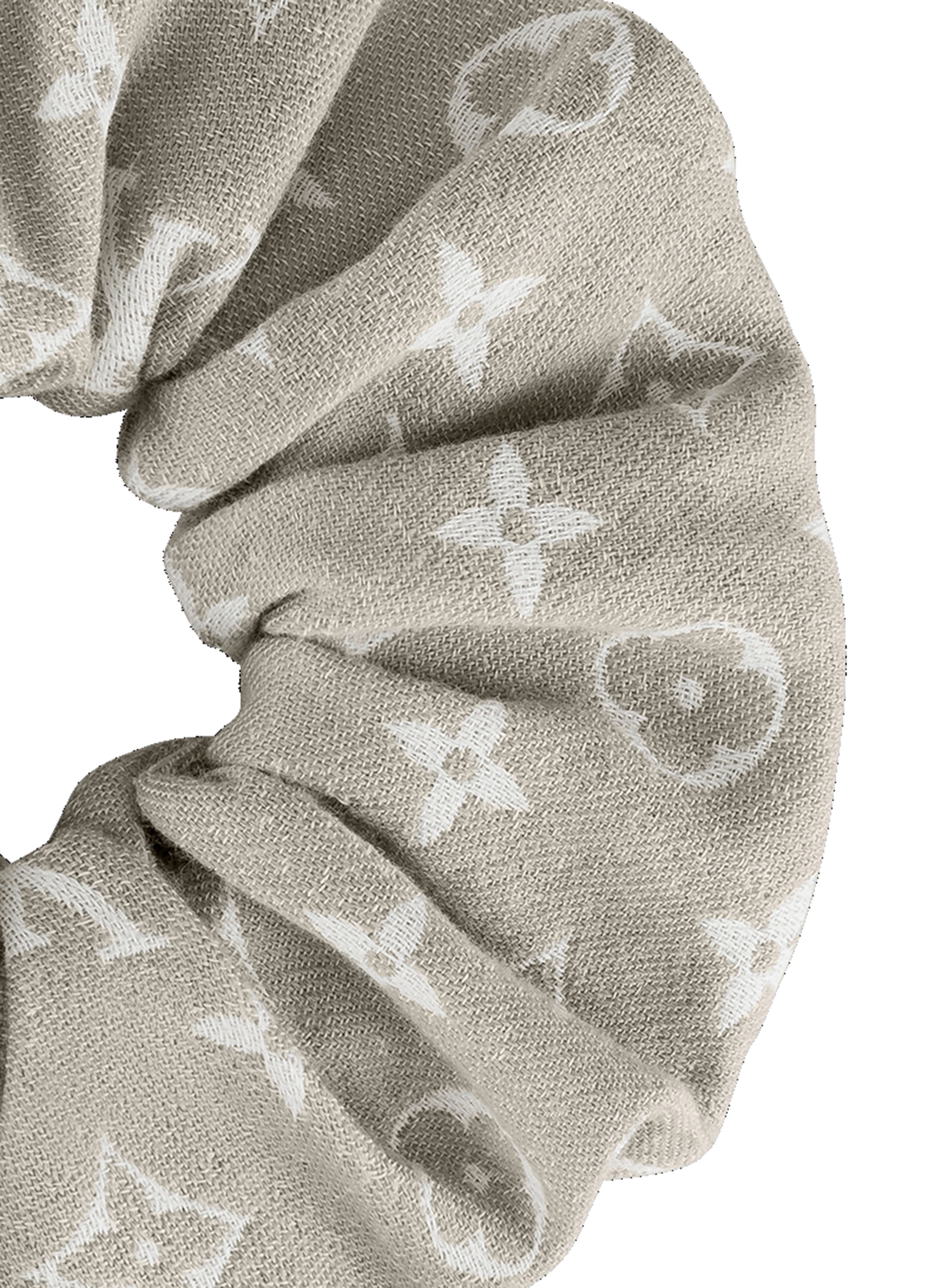 Monogram Jacquard Denim Scrunchy thumbnail 4