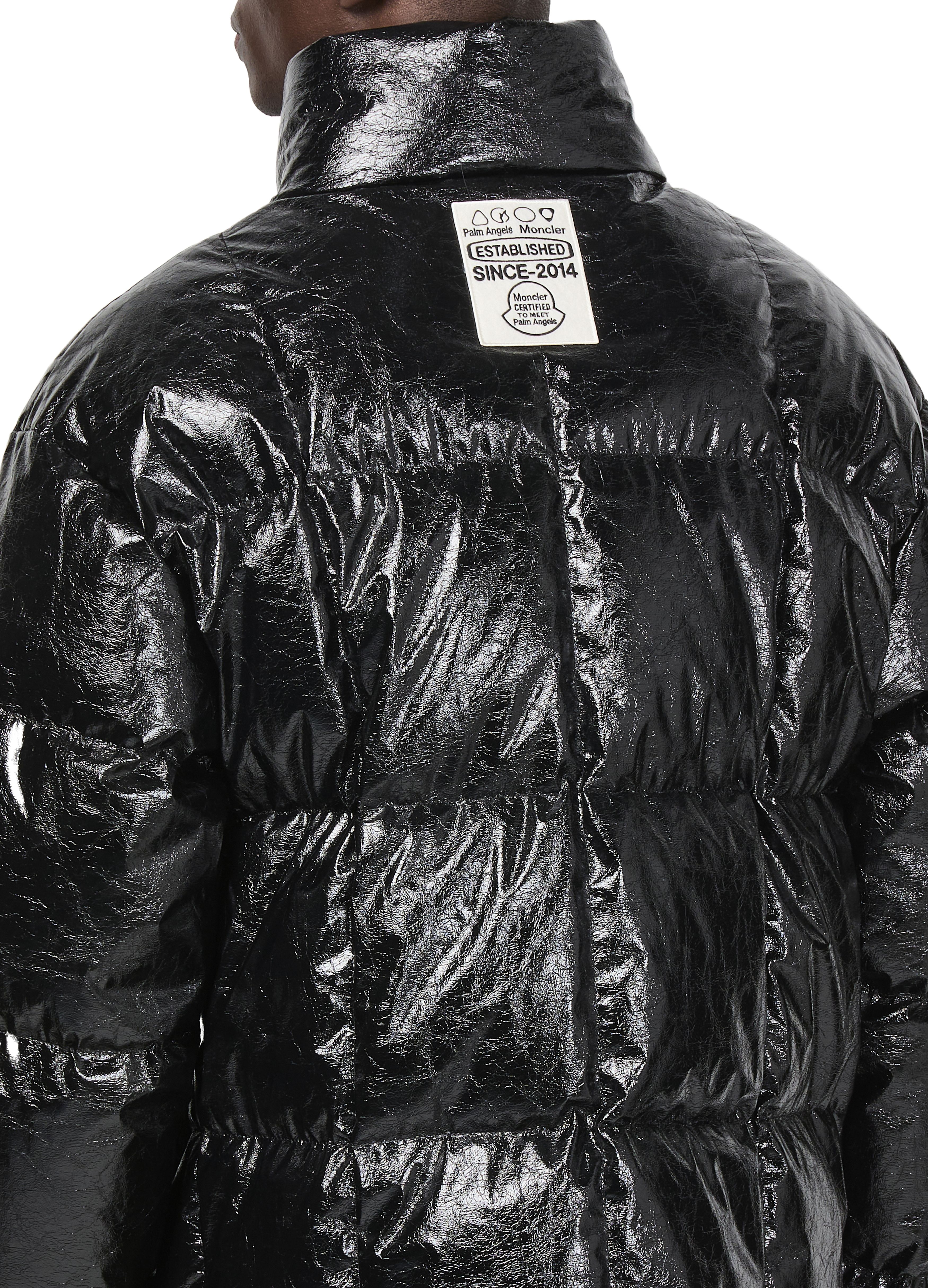x Palm Angels - Simoon metallic coated down jacket thumbnail 5
