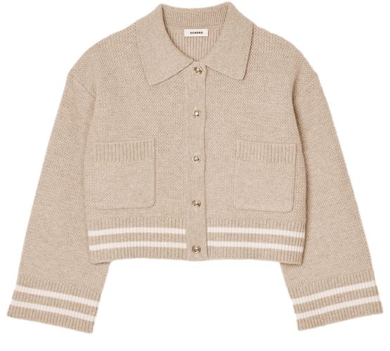 Cardigan mit Zierstich Damen SANDRO 24S