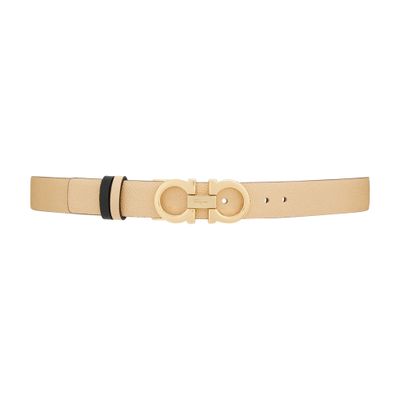 Reversible and adjustable Gancini belt