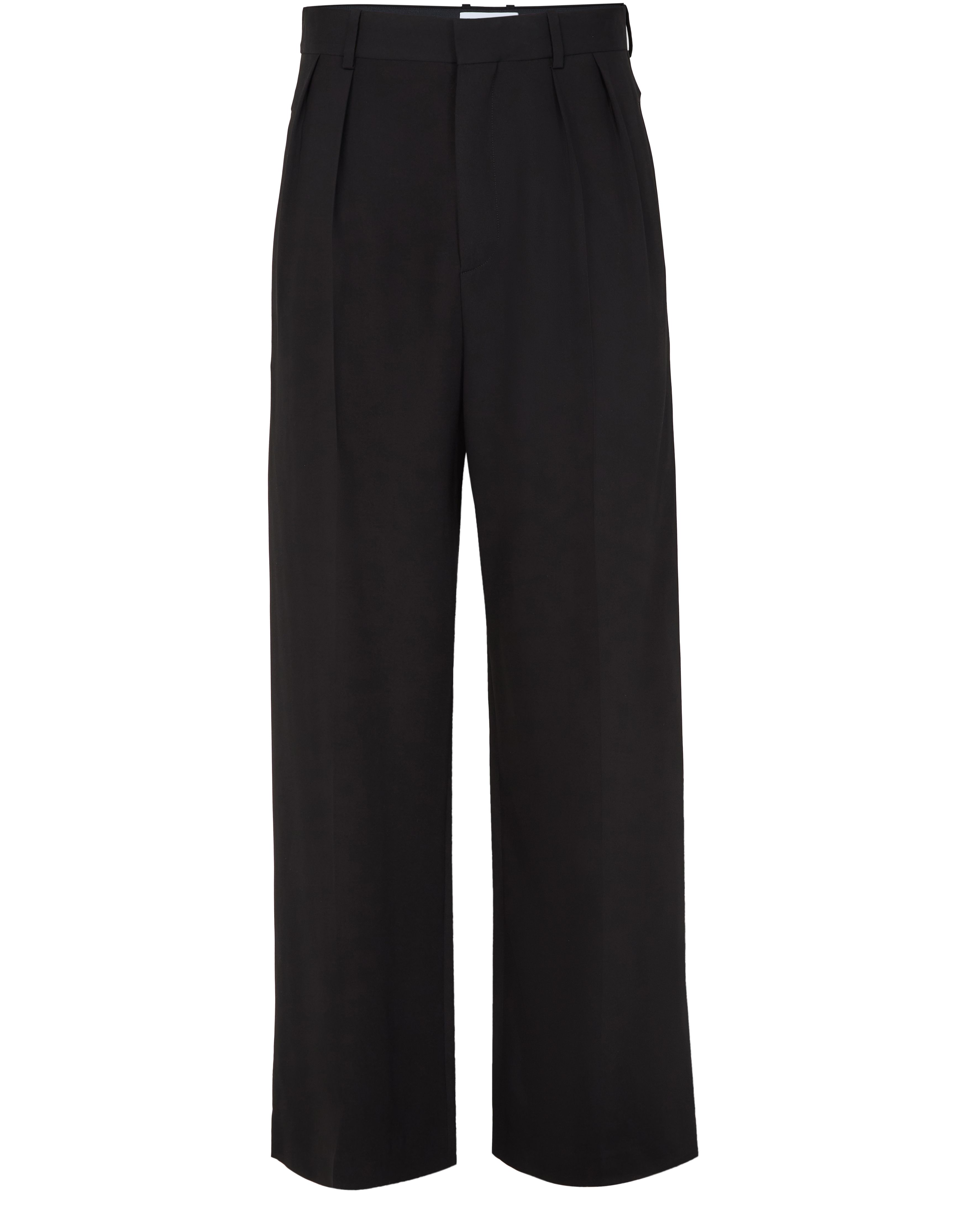 Wide leg pantss in stretch viscose