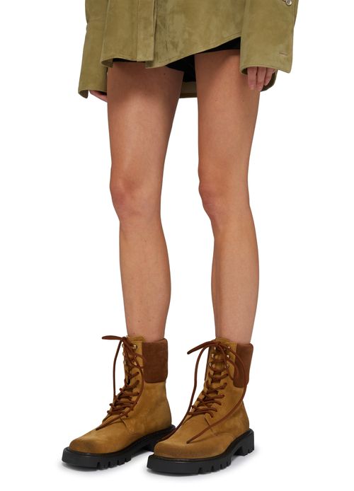 LOEWE Sierra combat lace up boot