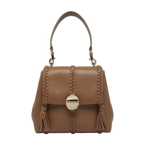 Chloé Caramel Medium Soft Penelope Shoulder Bag In Dark_nut