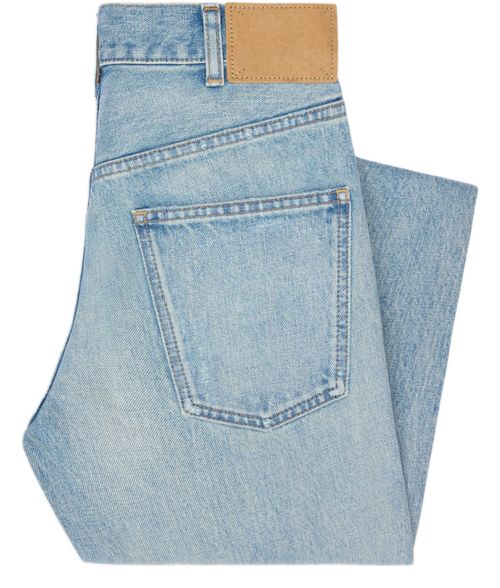 CELINE Dylan flared jeans in sweet honey wash denim