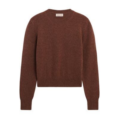 Daughter Sligo Round-neck Sweater In Brown