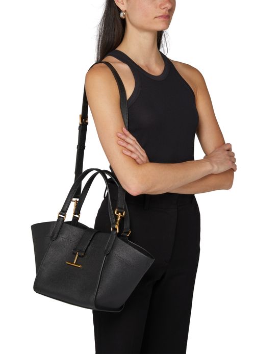 TOM FORD Tara small tote bag in grain leather