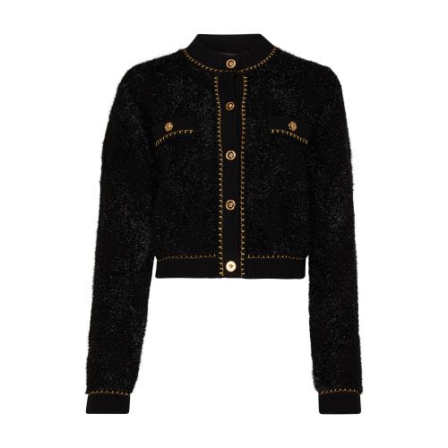 Medusa tweed cardigan