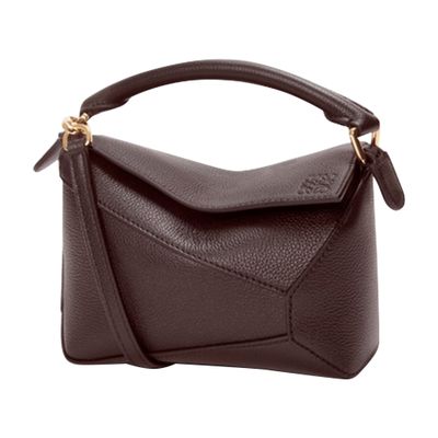 Loewe Puzzle Edge Mini Bag In Brown