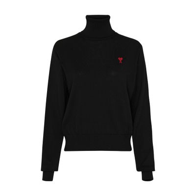 Ami Alexandre Mattiussi Ami Paris Knitwear In Black