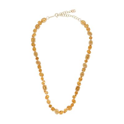 Shop Dolce & Gabbana Anna Necklace In Yellow Gold 18kt