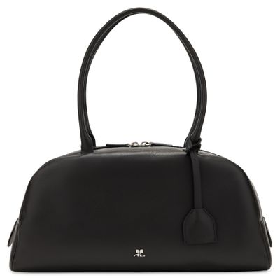 Courrèges Monday Shoulder Bag In Black