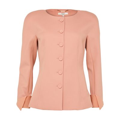 Chloé Single-breasted Jacket In Pink