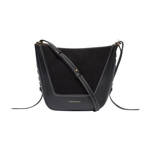 Vanessa Bruno Small Lou Bag In Noir