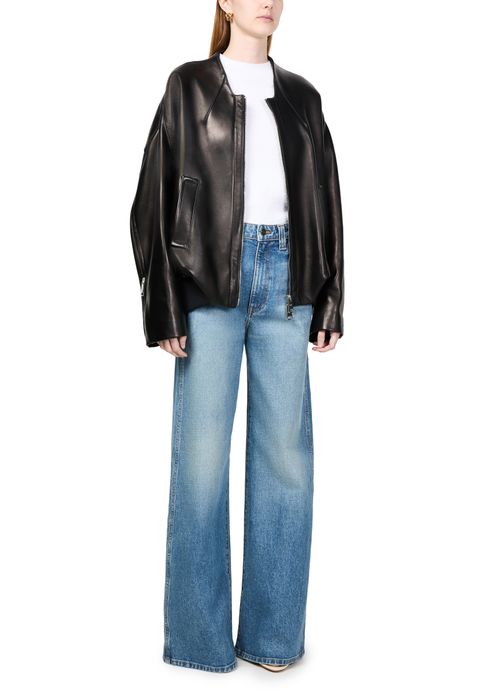 KHAITE Hewit leather jacket