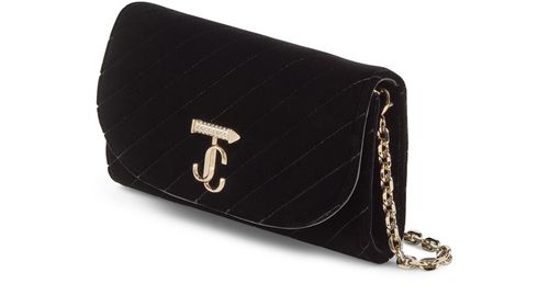 JIMMY CHOO Curve wallet with chain